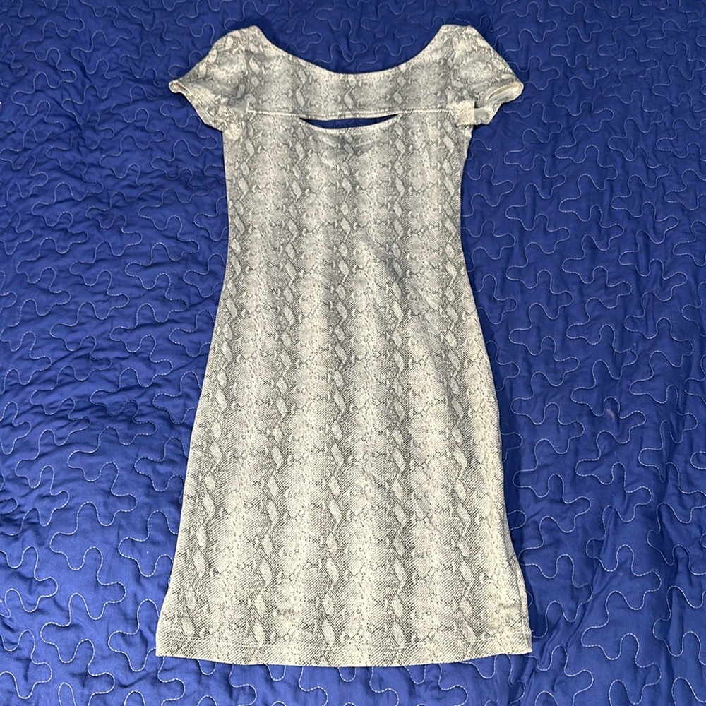 Guess Bodycon Snake Skin Dress